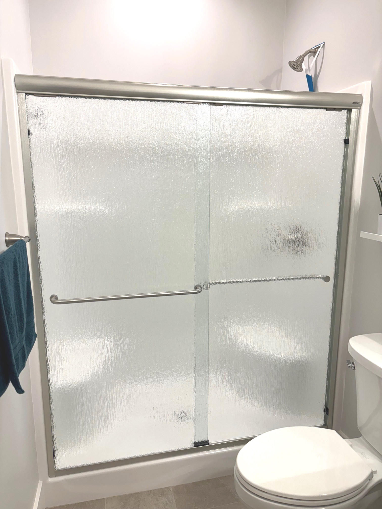 Infinity Semi-Frameless 1/4-inch Glass Sliding Shower Door | Basco